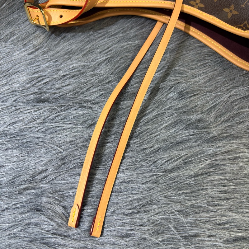 LV M46203 CarryAll PM 原花老花字紋 肩背包 斜背包 子母包 購物包-9