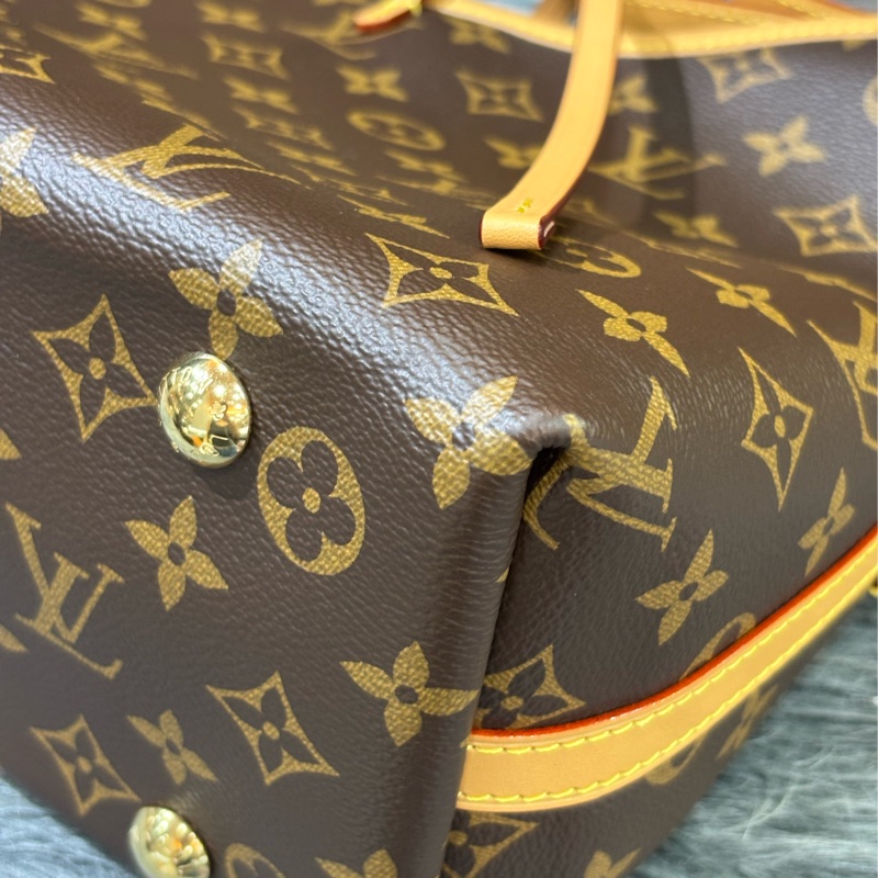 LV M46203 CarryAll PM 原花老花字紋 肩背包 斜背包 子母包 購物包-14