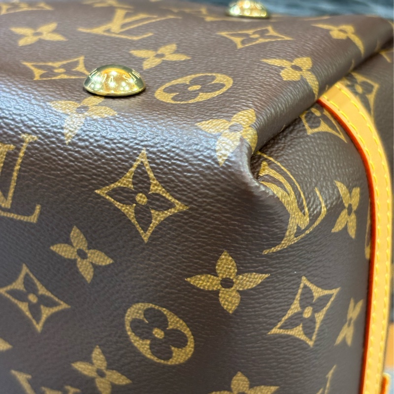 LV M46203 CarryAll PM 原花老花字紋 肩背包 斜背包 子母包 購物包-16