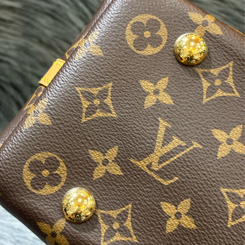LV M46203 CarryAll PM 原花老花字紋 肩背包 斜背包 子母包 購物包-18