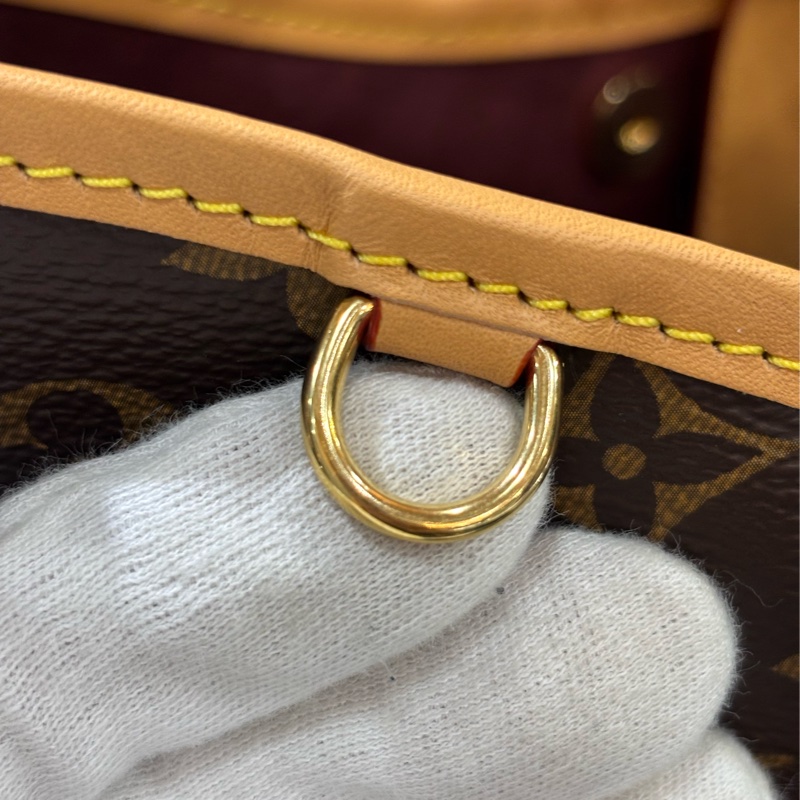 LV M46203 CarryAll PM 原花老花字紋 肩背包 斜背包 子母包 購物包-19
