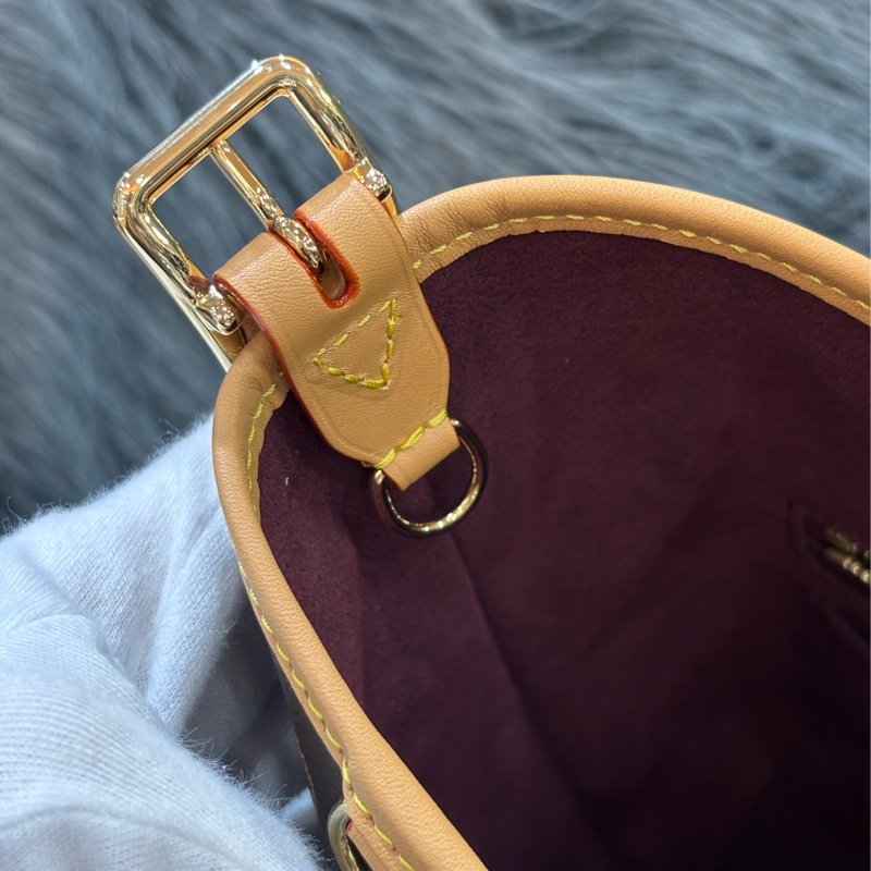 LV M46203 CarryAll PM 原花老花字紋 肩背包 斜背包 子母包 購物包-25