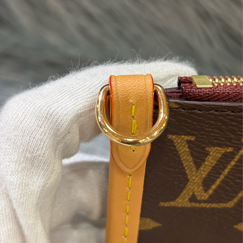 LV M46203 CarryAll PM 原花老花字紋 肩背包 斜背包 子母包 購物包-44