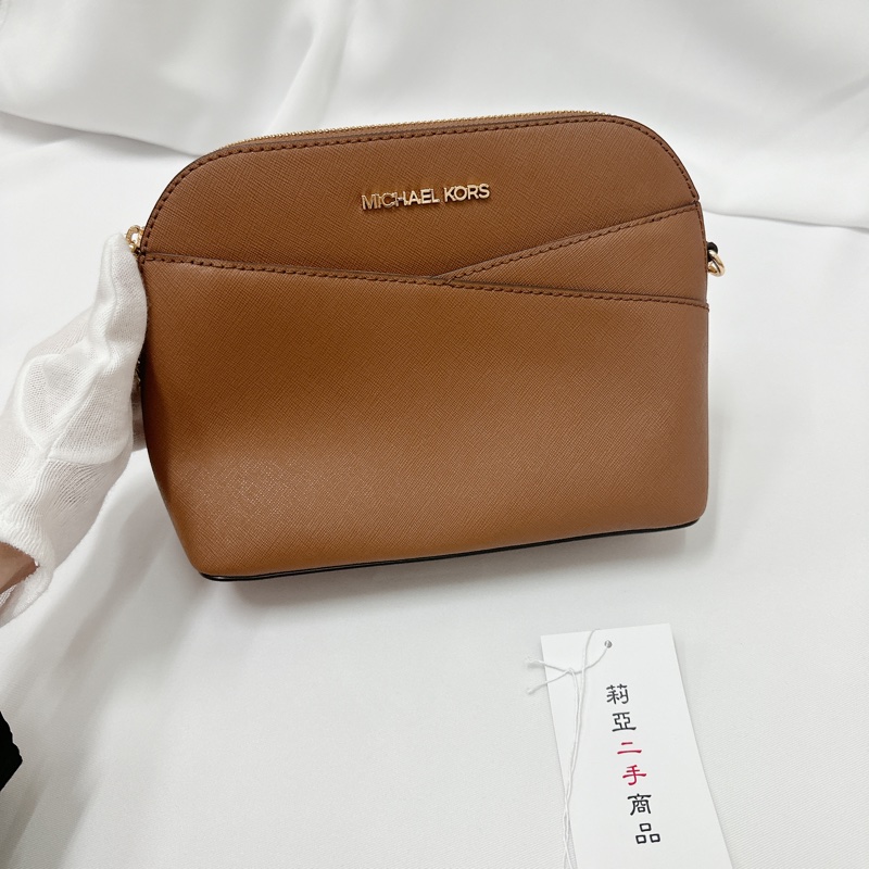 莉亞精品♡MK貝殼斜背包 二手美包-2