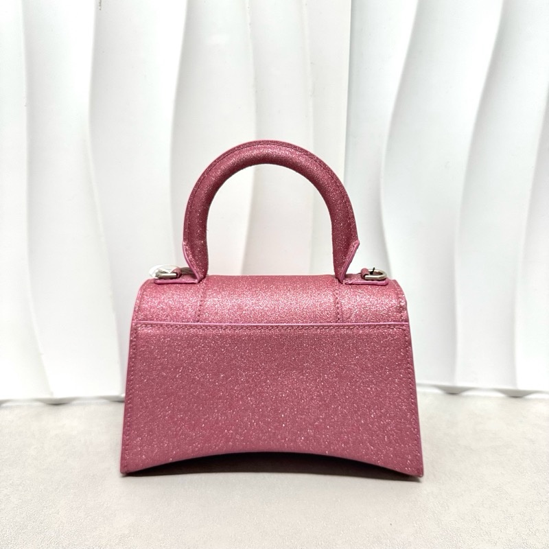 Balenciaga/巴黎世家 閃粉色沙漏XS號-4