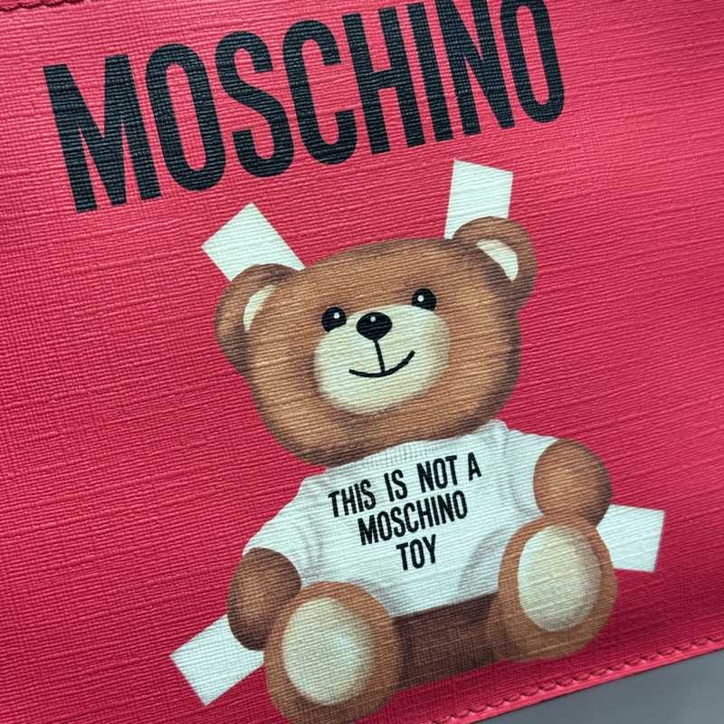 MOSCHINO 帆布 Bear Bear Clutch Bag-2