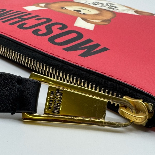 MOSCHINO 帆布 Bear Bear Clutch Bag-4