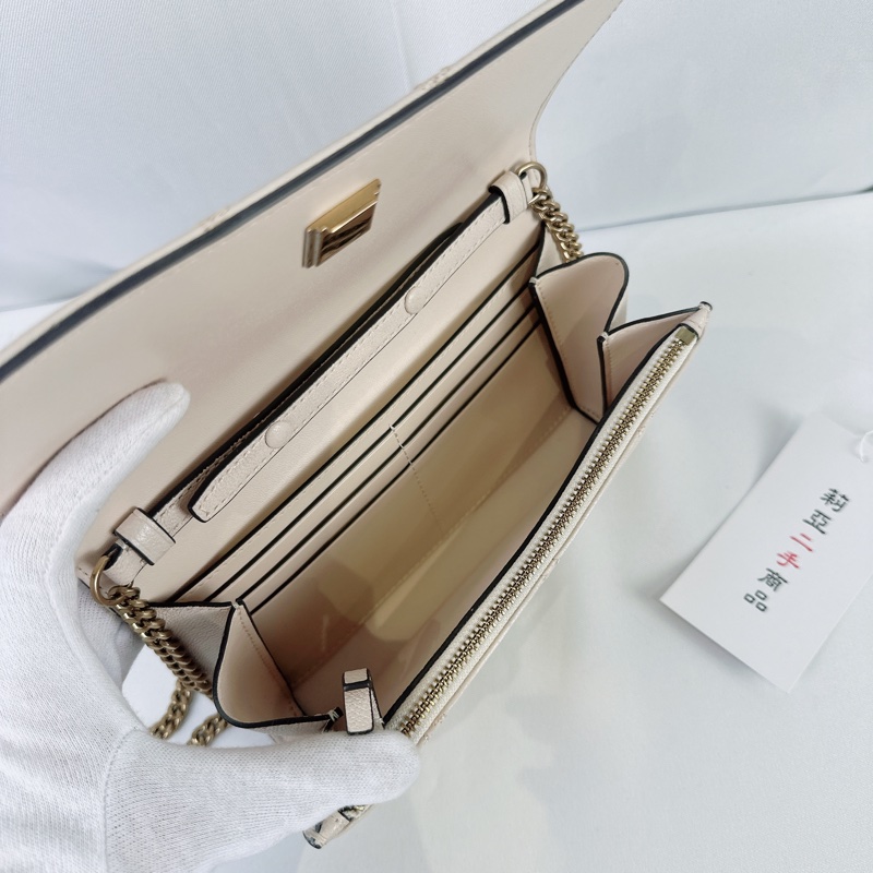 莉亞精品♡ TB woc奶白斜背包 二手美包-13