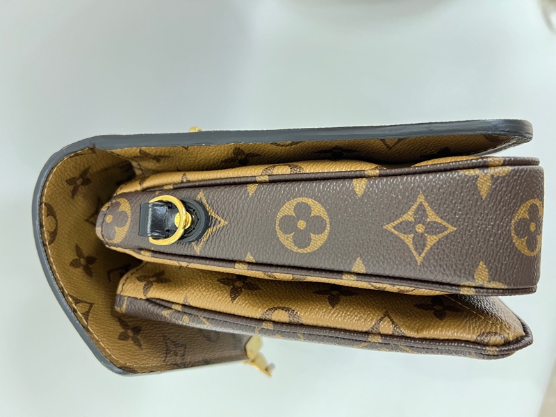 LV 雙色原花 pochette metis 手提斜背包-18