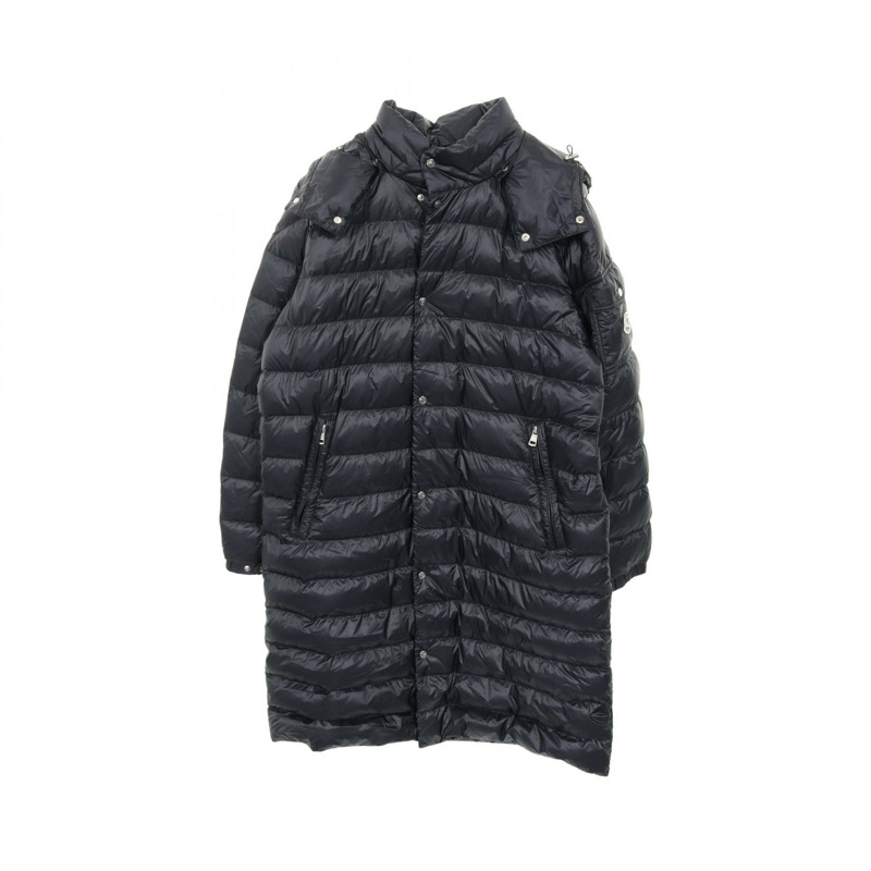 MONCLER MOSSET 羽絨外套 - 尼龍海軍藍 二手男款-0