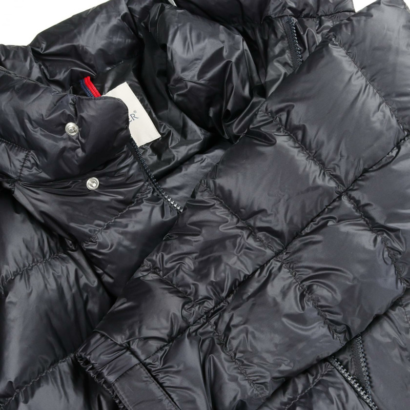 MONCLER MOSSET 羽絨外套 - 尼龍海軍藍 二手男款-8