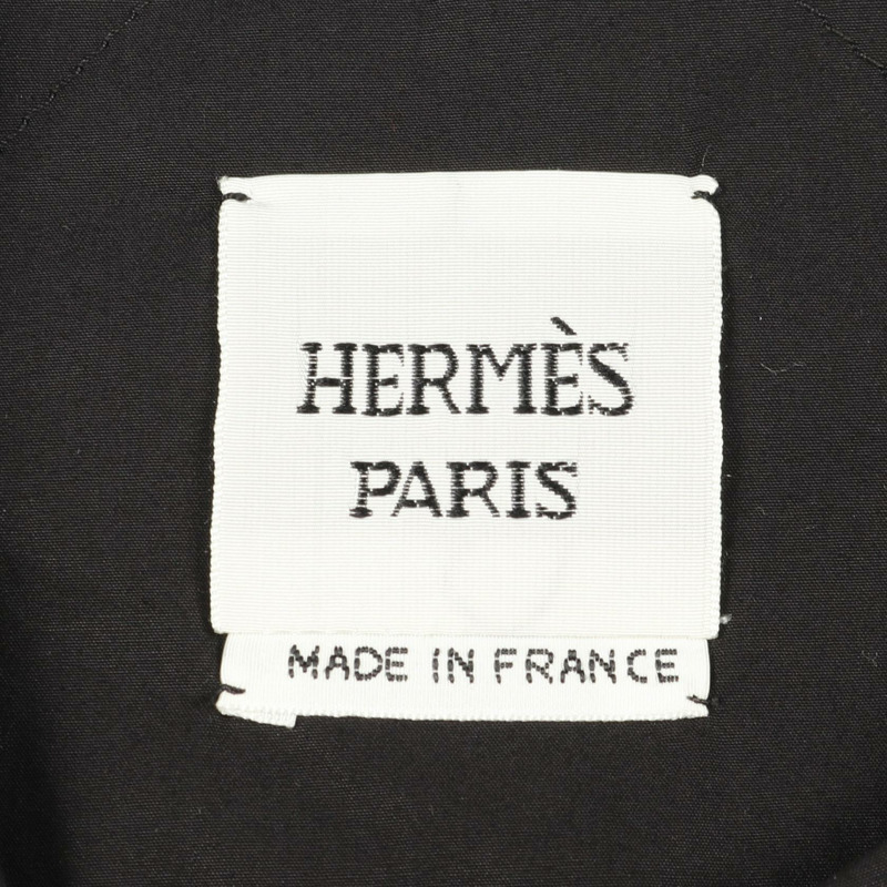 HERMES 其他外套 棉質 黑色 二手 女士-2