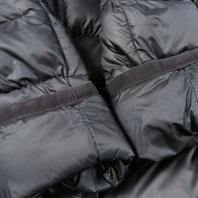 MONCLER HERMINE 羽絨外套 尼龍 海軍藍 二手 女款-10
