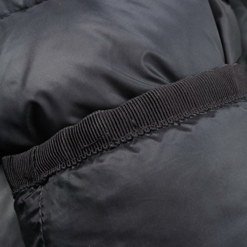 MONCLER HERMINE 羽絨外套 尼龍 海軍藍 二手 女款-11