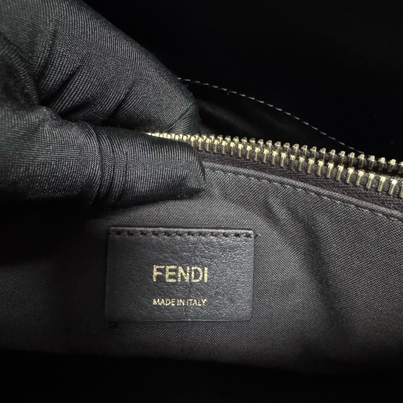 Fendi / 芬迪 By the way 波士頓 中號 牛皮 拼色 斜挎包-13