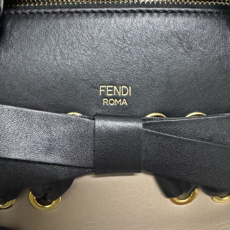 Fendi / 芬迪 By the way 波士頓 中號 牛皮 拼色 斜挎包-5