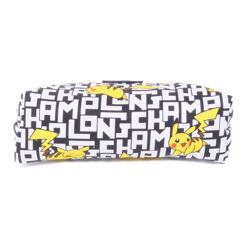 Longchamp 尼龍Pokemon Pouch銀扣手拿包-3
