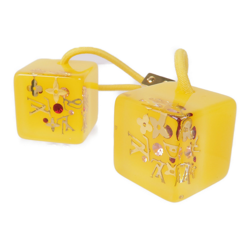 LOUIS VUITTON PVC Hair Cubes髮飾-2