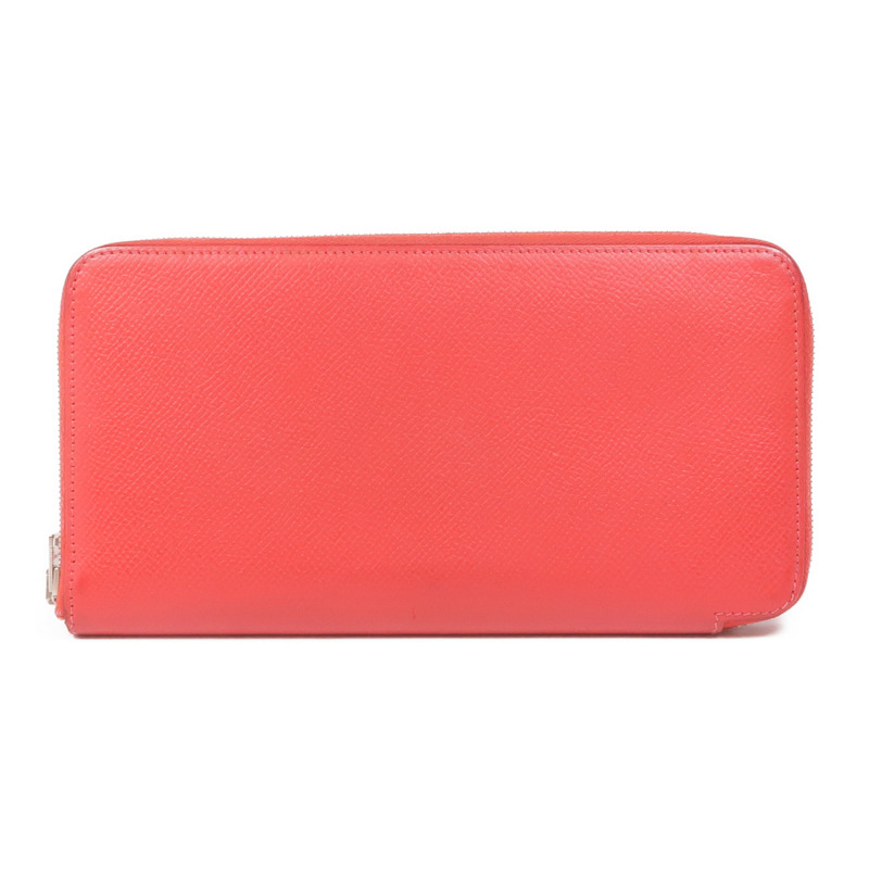HERMES Epsom皮革Silk'In Long Wallet銀扣長錢包-0