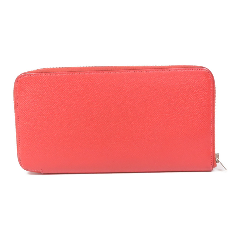 HERMES Epsom皮革Silk'In Long Wallet銀扣長錢包-1