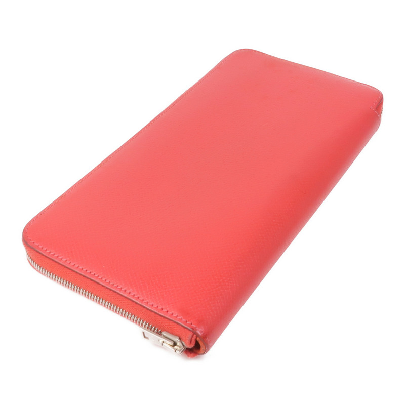 HERMES Epsom皮革Silk'In Long Wallet銀扣長錢包-2