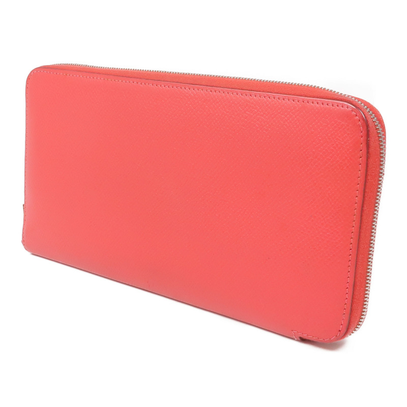 HERMES Epsom皮革Silk'In Long Wallet銀扣長錢包-4
