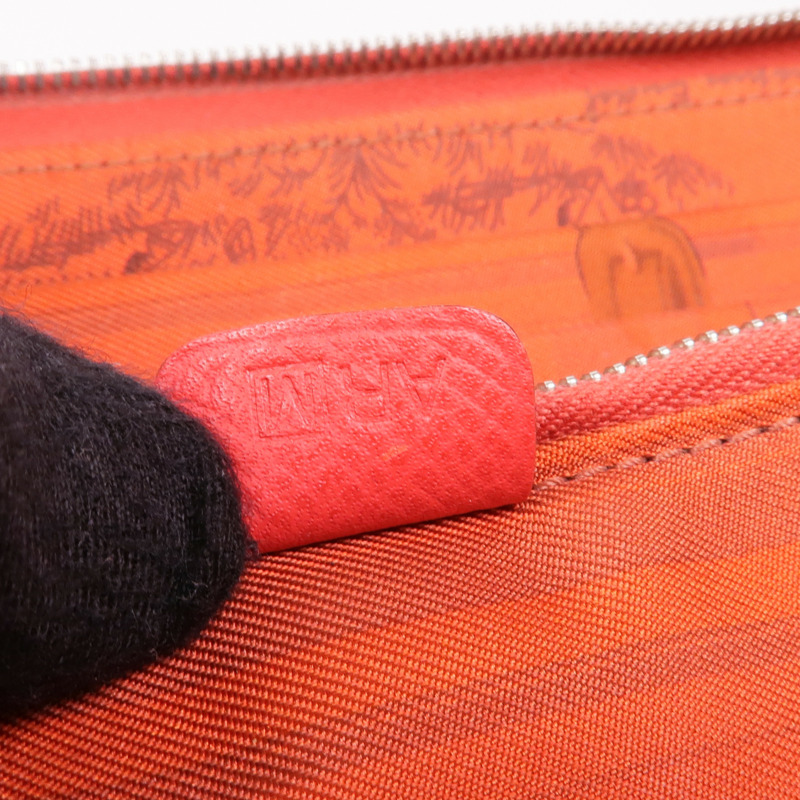 HERMES Epsom皮革Silk'In Long Wallet銀扣長錢包-7