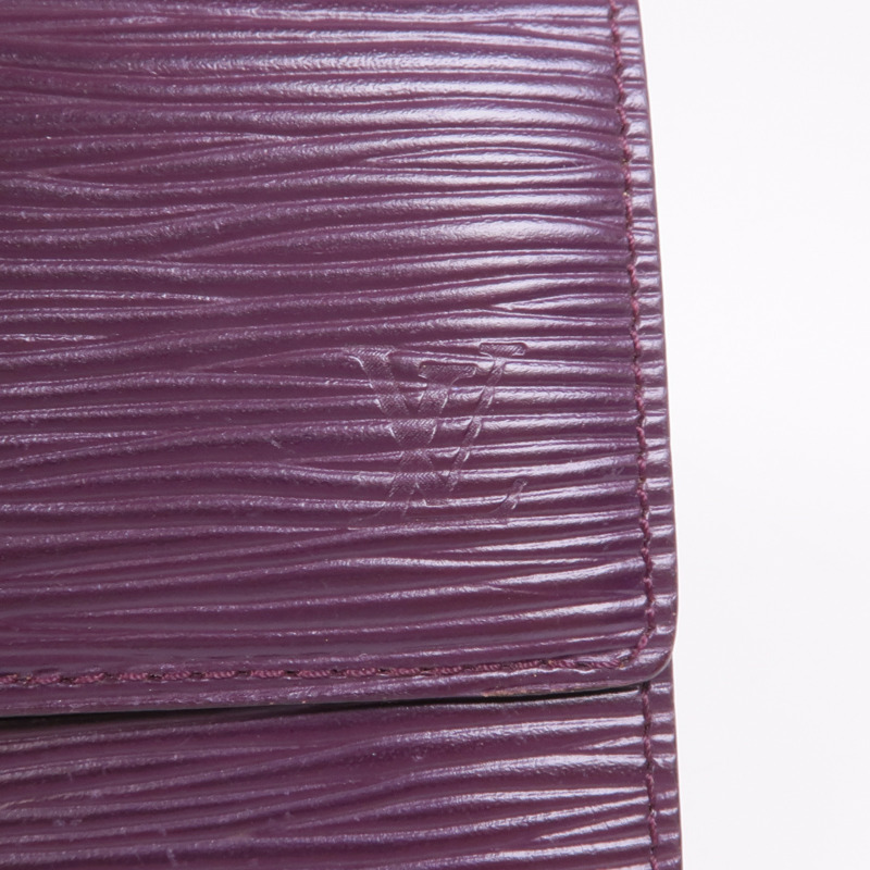 LOUIS VUITTON Epi Wallet銀扣錢包-8