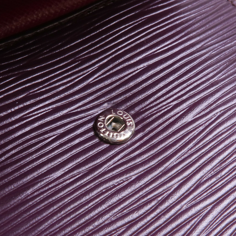 LOUIS VUITTON Epi Wallet銀扣錢包-9