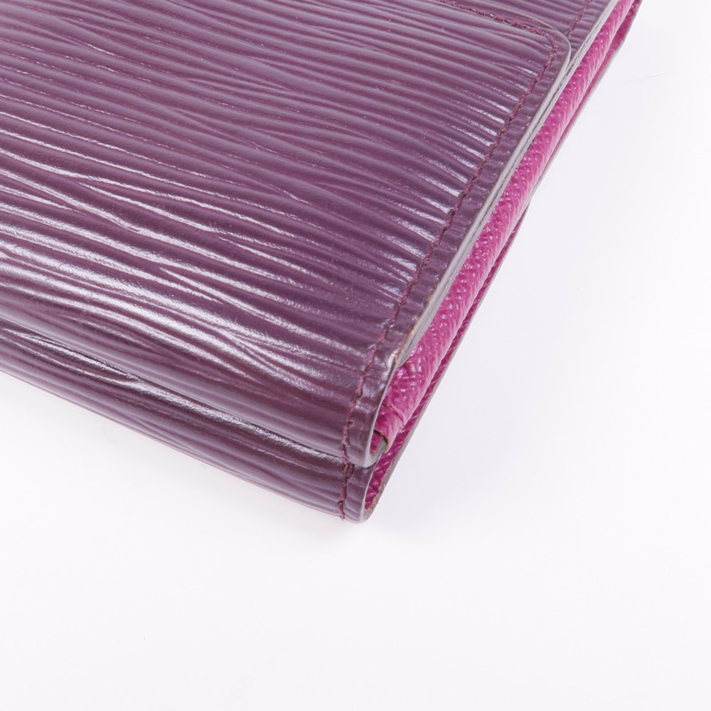 LOUIS VUITTON Epi Wallet銀扣錢包-14