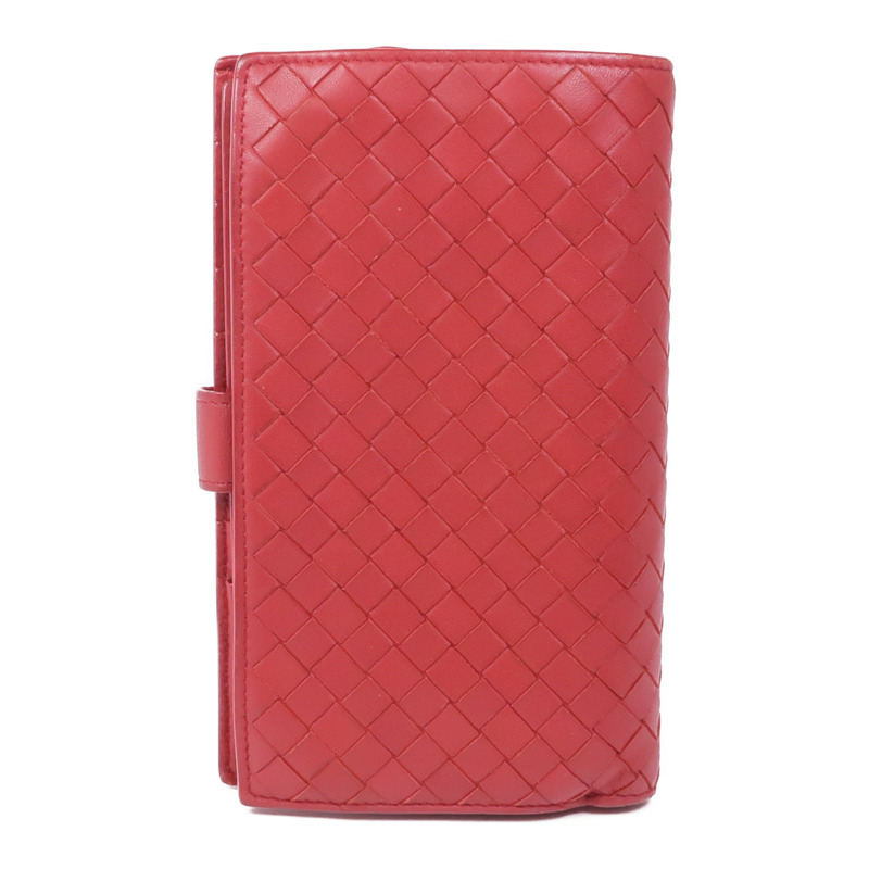 BOTTEGA VENETA 織紋皮革Long Wallet長錢包-1