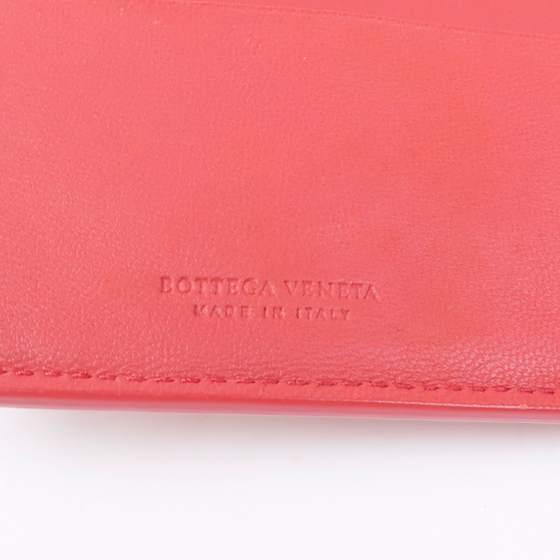 BOTTEGA VENETA 織紋皮革Long Wallet長錢包-6
