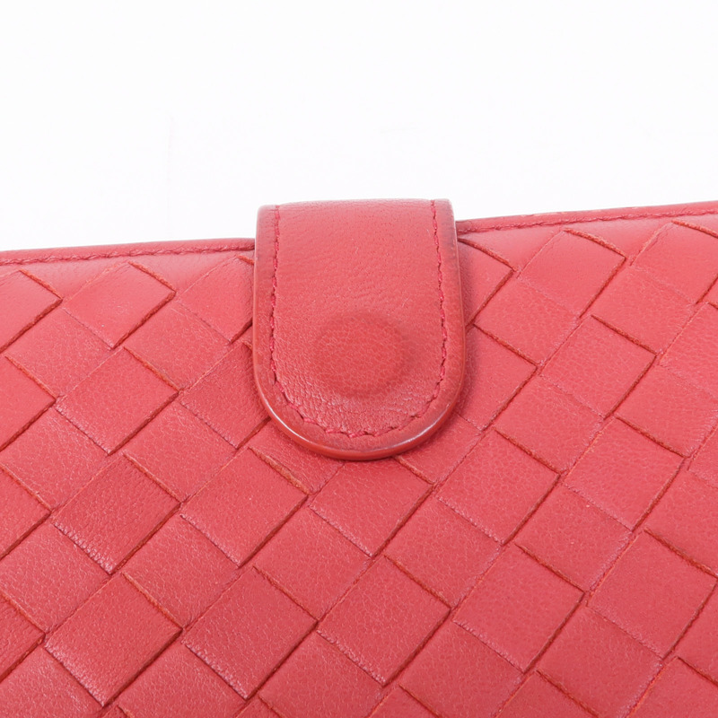BOTTEGA VENETA 織紋皮革Long Wallet長錢包-9