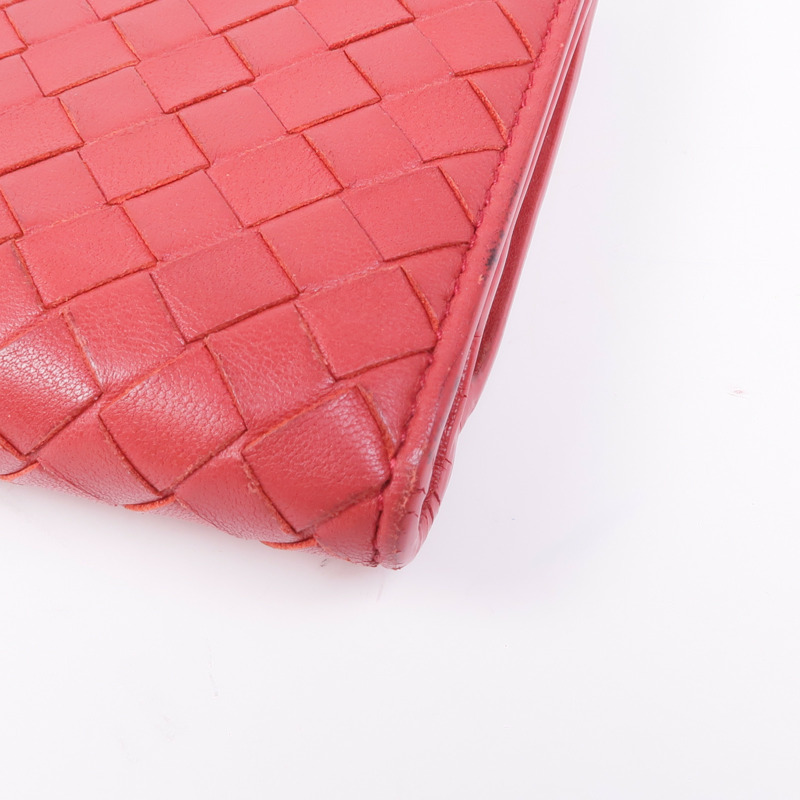 BOTTEGA VENETA 織紋皮革Long Wallet長錢包-12