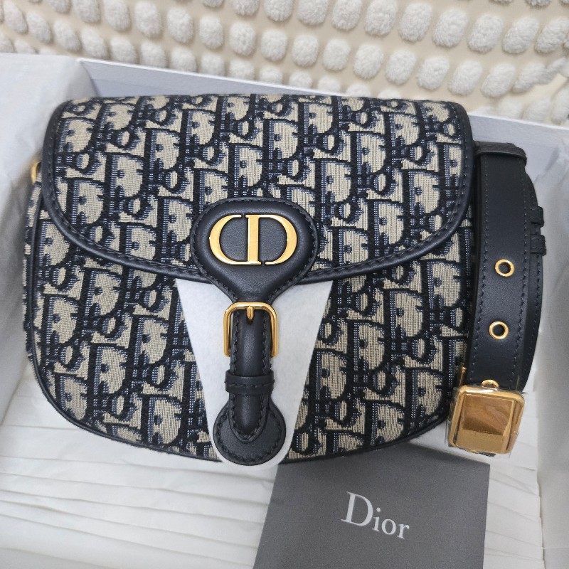 Dior 迪奧 bobby 老花 中號 肩背包斜背包-5