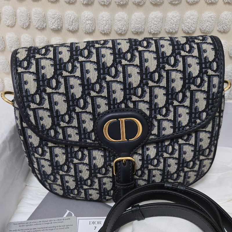 Dior 迪奧 bobby 老花 中號 肩背包斜背包-7
