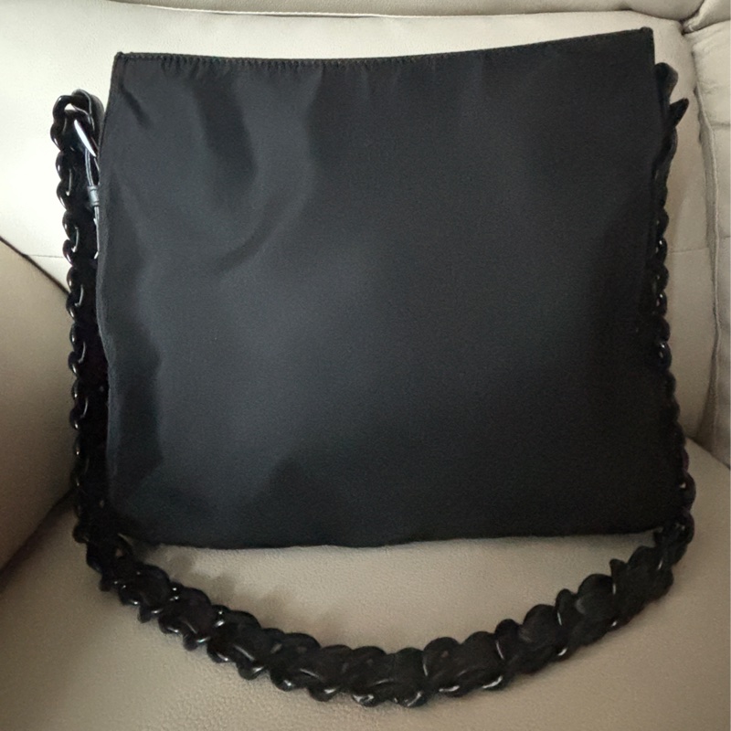 PRADA 塑膠鏈條單肩包,單肩包,Tessuto 尼龍和皮革 普拉達-1