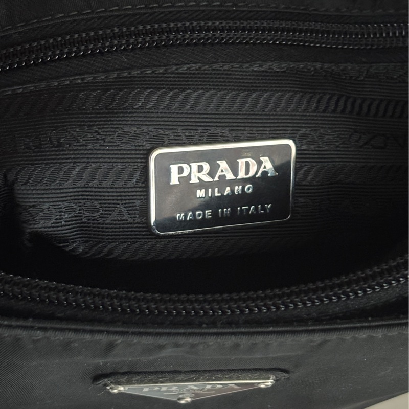 PRADA 塑膠鏈條單肩包,單肩包,Tessuto 尼龍和皮革 普拉達-6