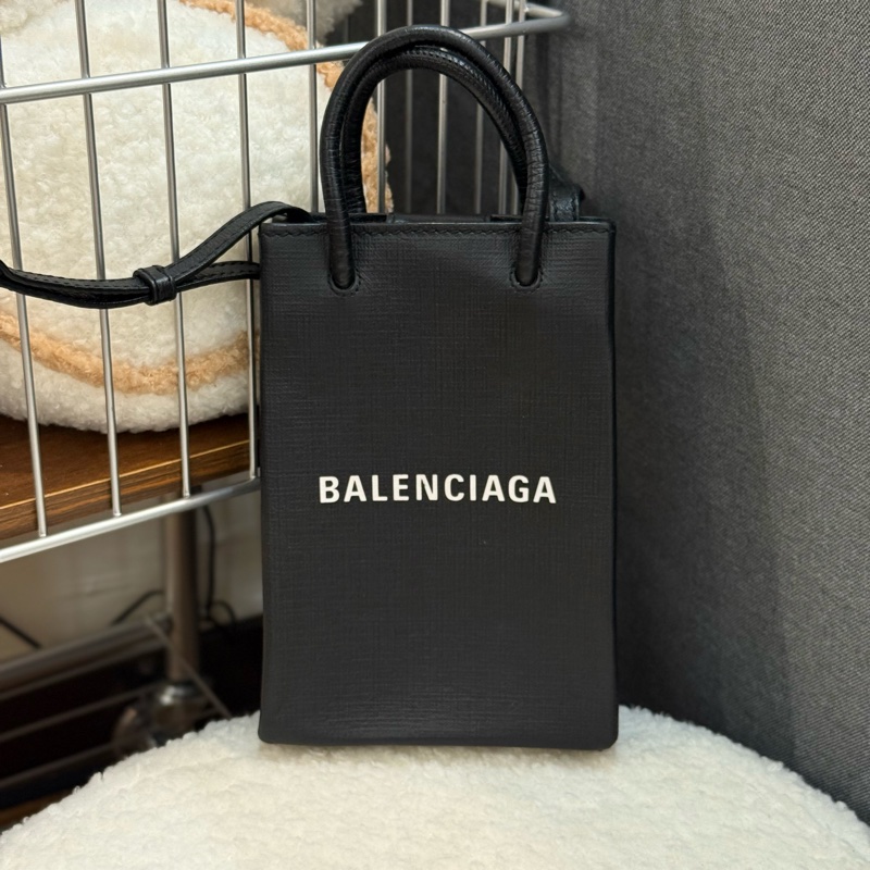 Balenciaga巴黎世家 手機包黑色-0