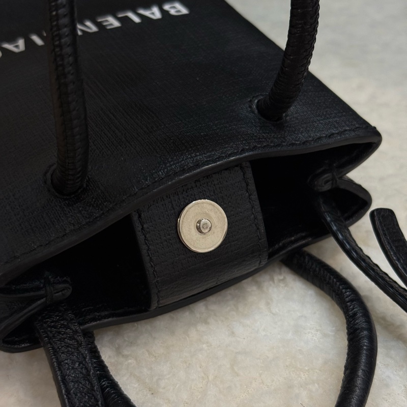 Balenciaga巴黎世家 手機包黑色-12