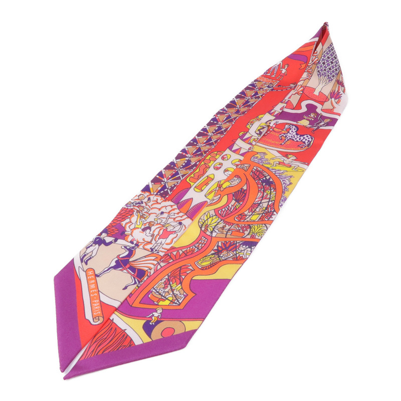HERMES 絲質Twilly絲巾-2