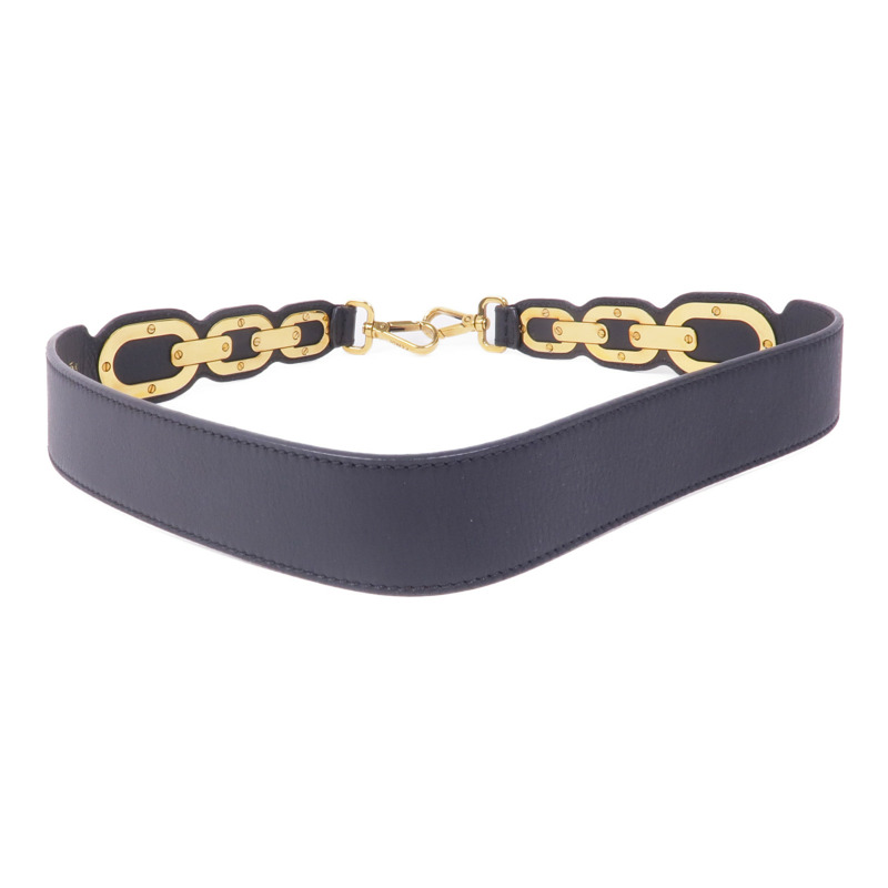 FENDI 牛皮皮革Shoulder Strap金扣肩帶-2