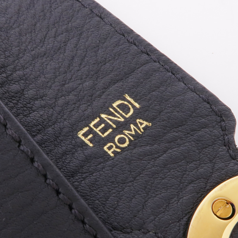 FENDI 牛皮皮革Shoulder Strap金扣肩帶-6
