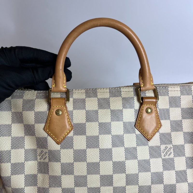 LV N41370 白棋盤SPEEDY30背帶款-7