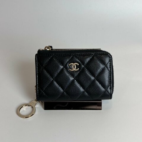 CHANEL CF鑰匙L拉零錢包 晶片款