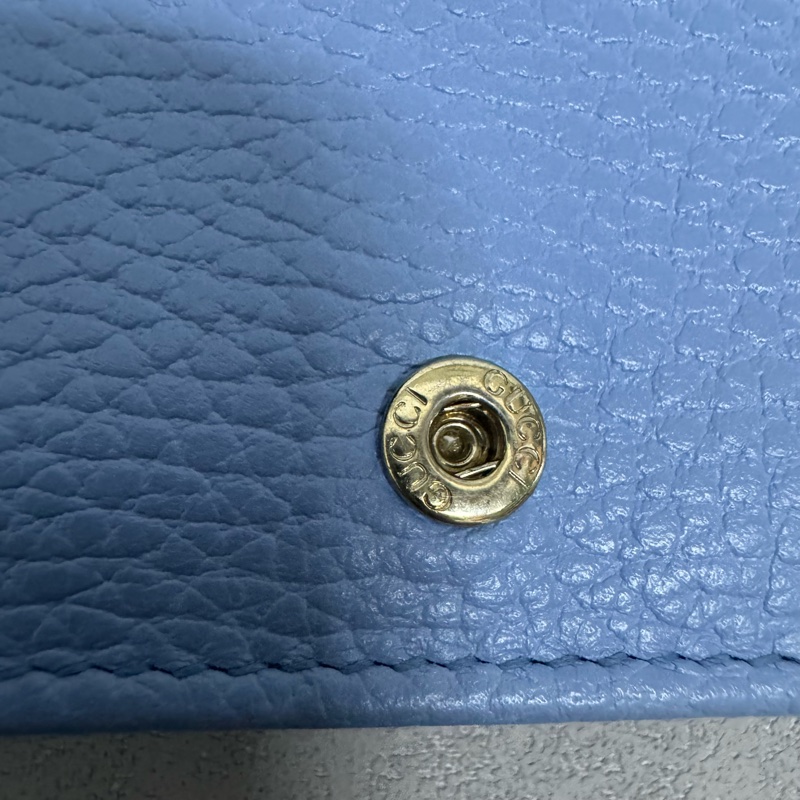 Gucci / 古馳 長銀包 藍色WOC 斜挎包-3