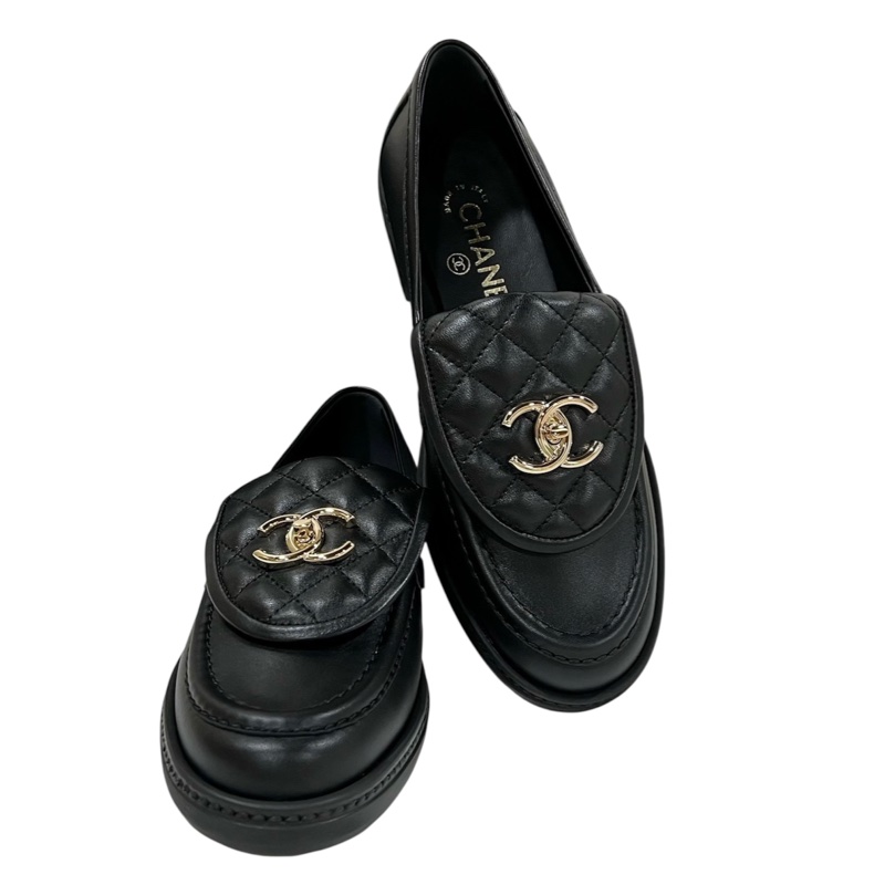 全新Chanel G36646 Leather Loafer-1
