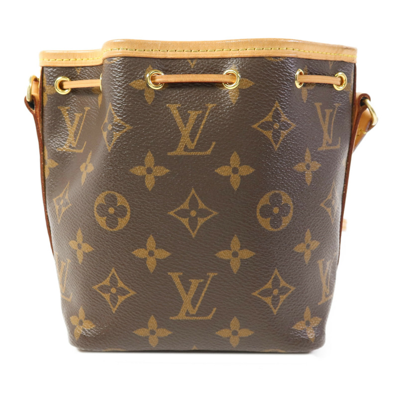 LOUIS VUITTON Monogram Nano Noe金扣肩背袋-1