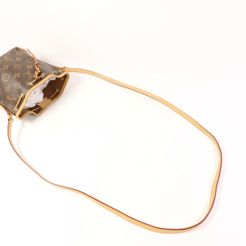 LOUIS VUITTON Monogram Nano Noe金扣肩背袋-7