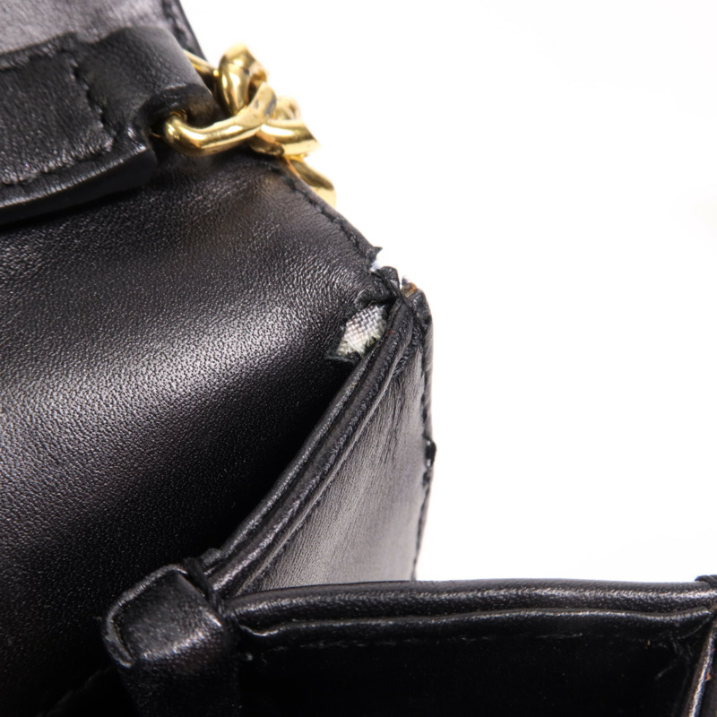 SAINT LAURENT 牛皮皮革Chain Shoulder金扣鏈帶肩背袋-15
